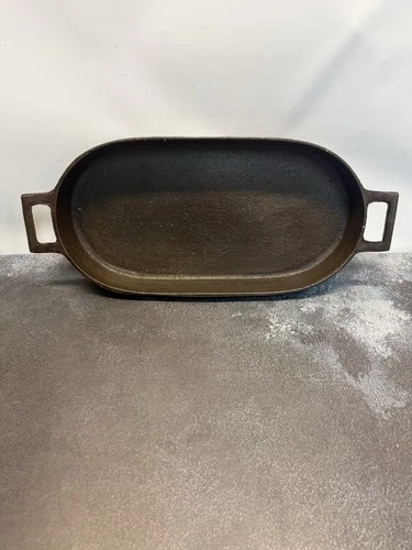 Vtg Unmarked SPORTSMAN Style CAST IRON FISH FRYER, BSR? Lodge?