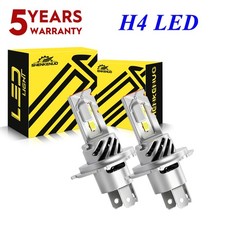 For TOYOTA HILUX 1987 -2017 Upgrade H4 LED Headlight Globes Kit H/Low Beam Bulbs