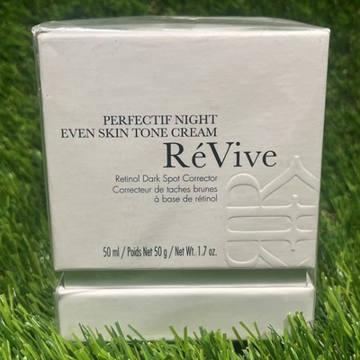 ReVive Perfectif NIGHT Even Skin Tone Cream Retinol Dark Spot Corrector 1.7oz 50