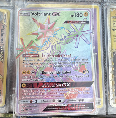 Pokémon TCG Voltriant GX 160/156 Secret Rare Holo Karte DE