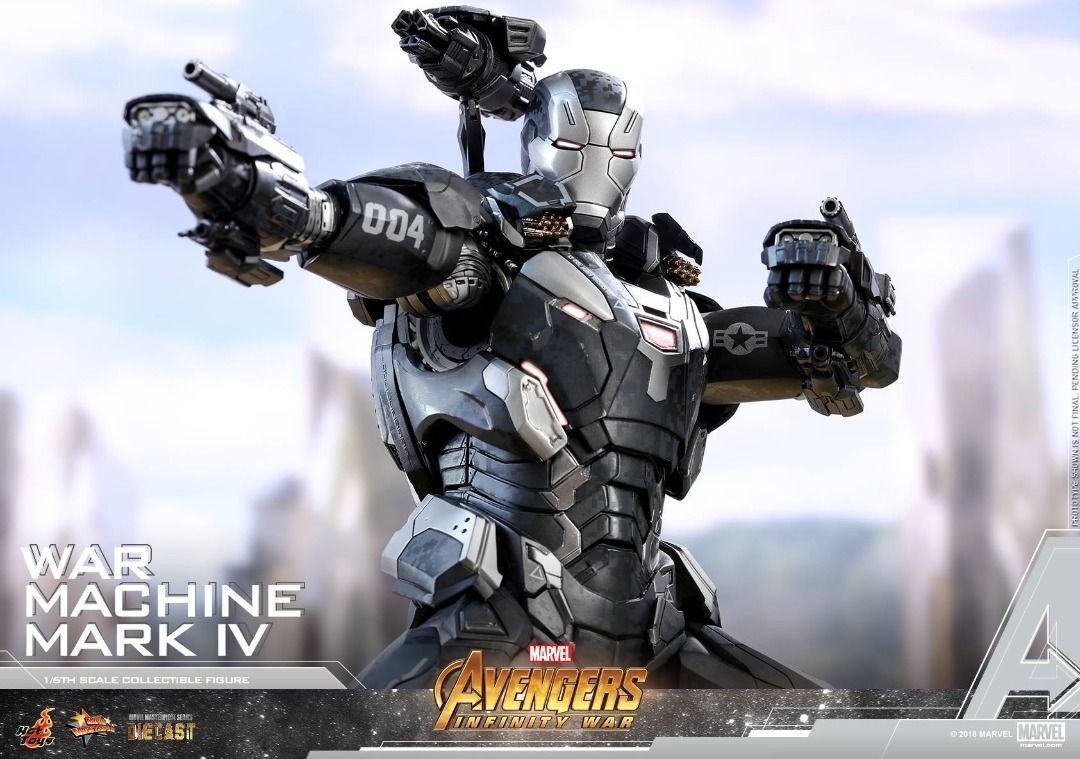 Hot Toys Avengers: Infinity War - War Machine Mark IV 1/6 Scale