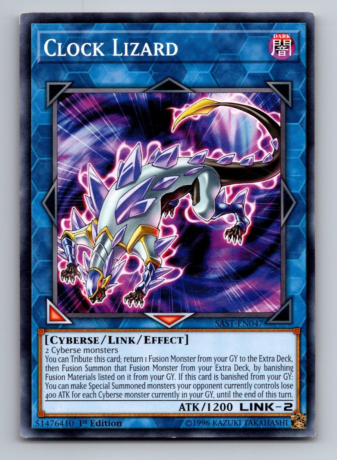 Clock Lizard SAST-EN047 Common Savage Strike Lightly Played 1st Edition