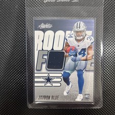 Jaydon Blue 2025 Absolute Rookie Force RC Patch Cowboys Jersey!