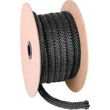 Meeco's Red Devil 1 In. x 6 Ft. Black Rope Gasketing 206B Meeco's Red Devil 206B