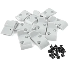 10PCS Gray Rectangle Inserts Kit for CORGHI, Hunter TCX Tire Changer Gray