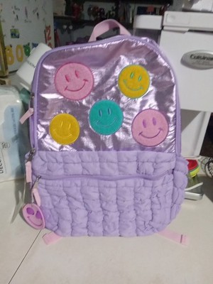 Wonder Nation Girls' 17'' Love & Magic Laptop Backpack, Purple