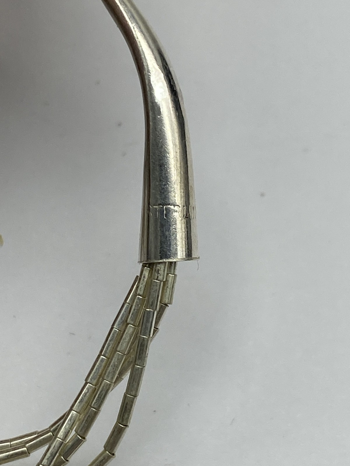 Sterling Silver White Gemstone Native American St… - image 7