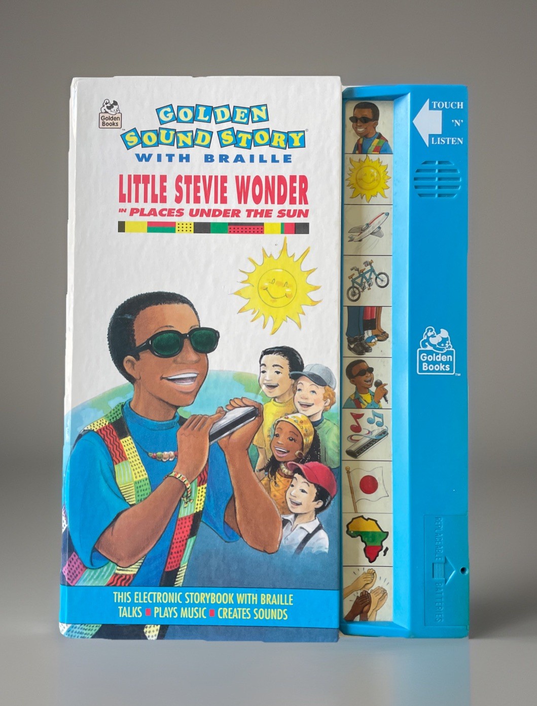 Golden Sound Story Book Braille Little Stevie Wonder Electronic Sound Rare Works