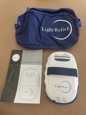 Light Relief LR100 Infrared Pain Relief Muscle Therapy Device W/Bag TESTED WORKS