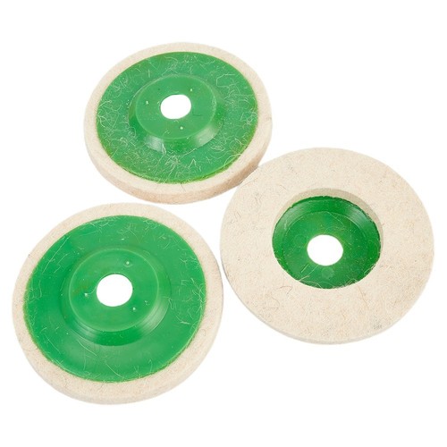 Polierscheibe 3 Stück 4 Zoll 8 Mm/0.31 Zoll Dicke Filz Für Metall 100 Mm - Bild 16 von 20
