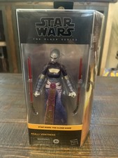 Hasbro Star Wars The Black Series Asajj Ventress 6 With Figure Shield Case