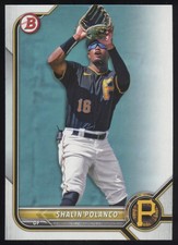 2022 Bowman Draft #BD-162 Shalin Polanco  Pittsburgh Pirates