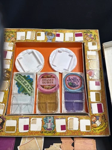 Vintage 1971 Peanut Butter & Jelly Game by Parker Brothers With Box READ
