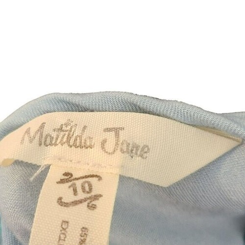 Matilda Jane Kids Girls Casual Smocked Front Peplum Tunic Top Blue Size 10 - Picture 8 of 10