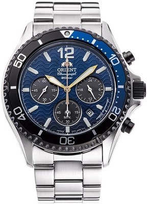 Epson Orient Mako 20th Limited RN-TX0208L Men's Watch Chronograph Blue