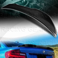 PSM STYLE REAL CARBON FIBER TRUNK SPOILER FIT 14-21 BMW 220i 230i M240i F22 F87