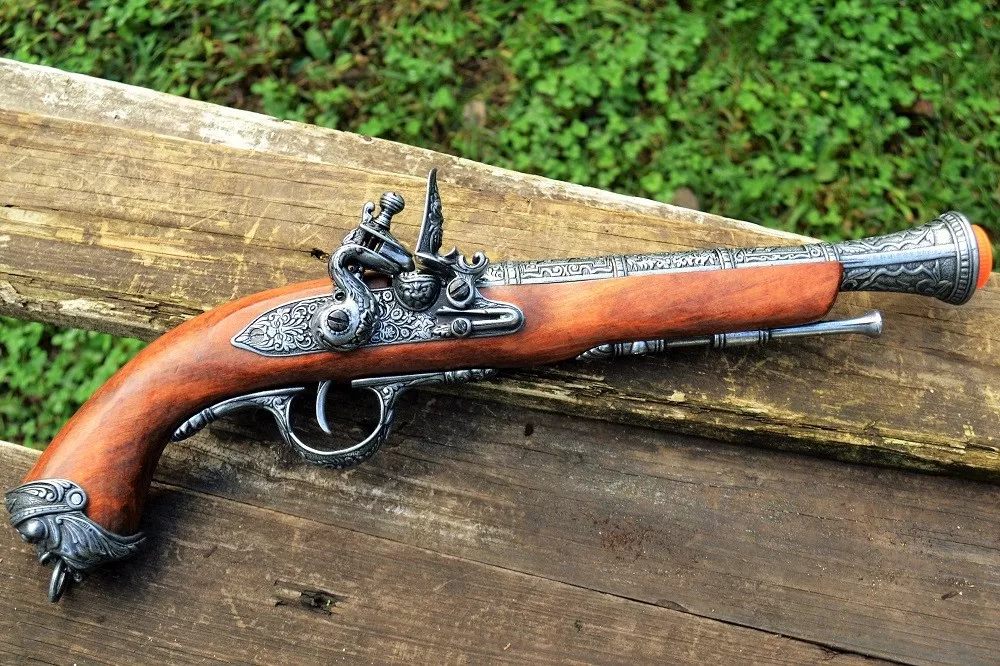 18th Century English Flintlock Blunderbuss - Pirate - Non-Firing Denix  Replica