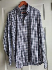 Peter Millar XL MEN'S Long Sleeve Cotton Blend Stretch Button Up Shirt