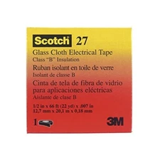Scotch 1/2 in. W X 66 ft. L White Rubber Glass Cloth Electrical Tape 1 Roll