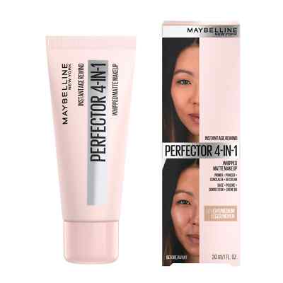 Maybelline Instant Age Rewind Perfector 4-In-1 Matte Makeup Light / Medium, 1 Oz