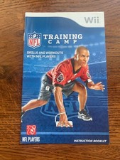 NFL Training Camp Nintendo Wii Instruction Manual Only