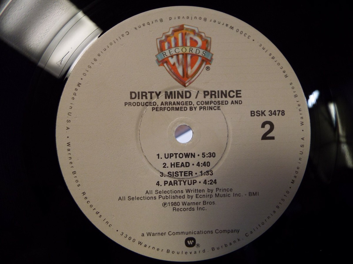 PRINCE DIRTY MIND LP VINYL ALBUM | eBay