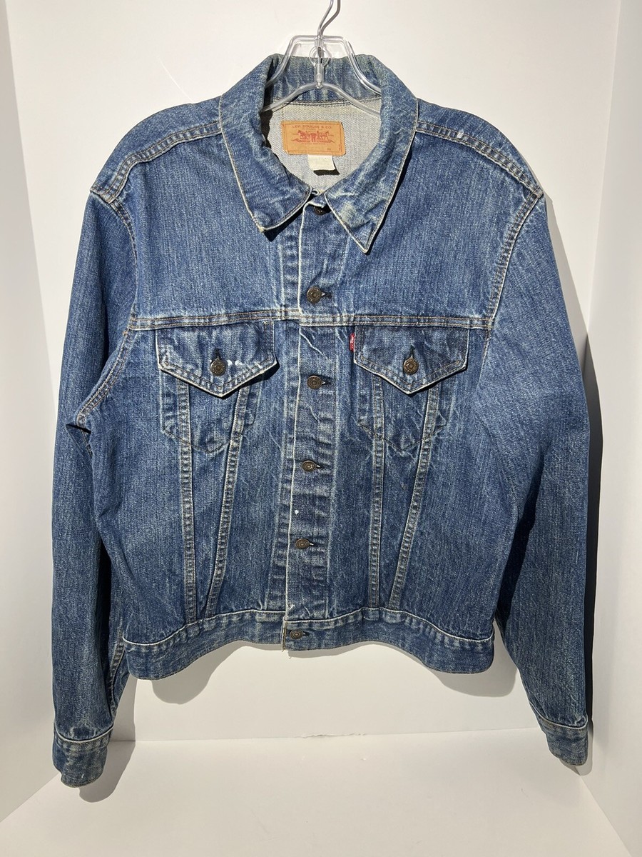 Levis Jean Jacket Mens Vintage Type III Trucker Denim WPL Levis Jean Jacket Mens Vintage Type III Trucker Denim WPL