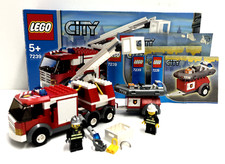 LEGO 7239 CITY FIRE TRUCK - COMPLETE WITH BOX & INSTRUCTIONS