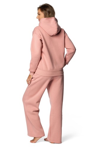 Freizeitanzug Damen Hausanzug Fleece Oversize Kapuzenpullover & Lange Hose Warm - Bild 27 von 36