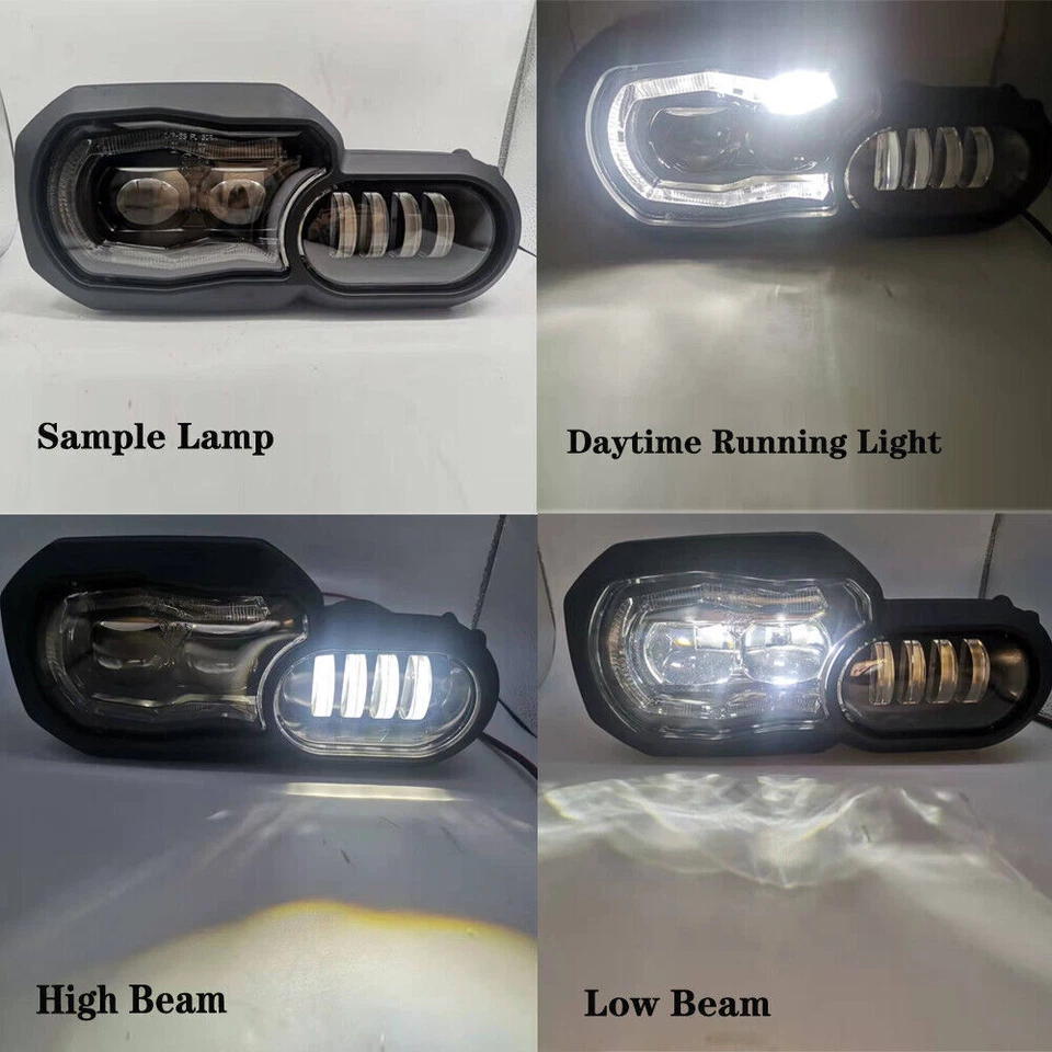 Fit BMW F800GS F800R F700GS F650GS Adventure Motorcycle Light Headlight Assembly - Image 3 of 4