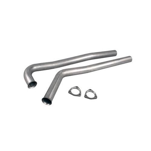 Pypes DGU20S Exhaust Downpipes Stainless Steel Natural 2.5" Diameter Chevy Pair - Picture 1 of 3
