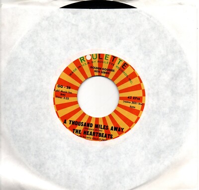 Heartbeats (The):A thousand miles away/Down on my knees:US Roulette:Re-Issue