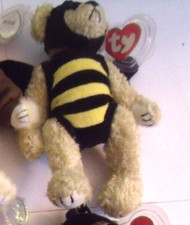 Ty Beezee Beanie Baby Jointed Arms Legs Movable 1993 Errors NWT