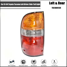 Left Driver Side Rear Tail Light Assembly Fit For 2001-2004 Toyota Tacoma Series