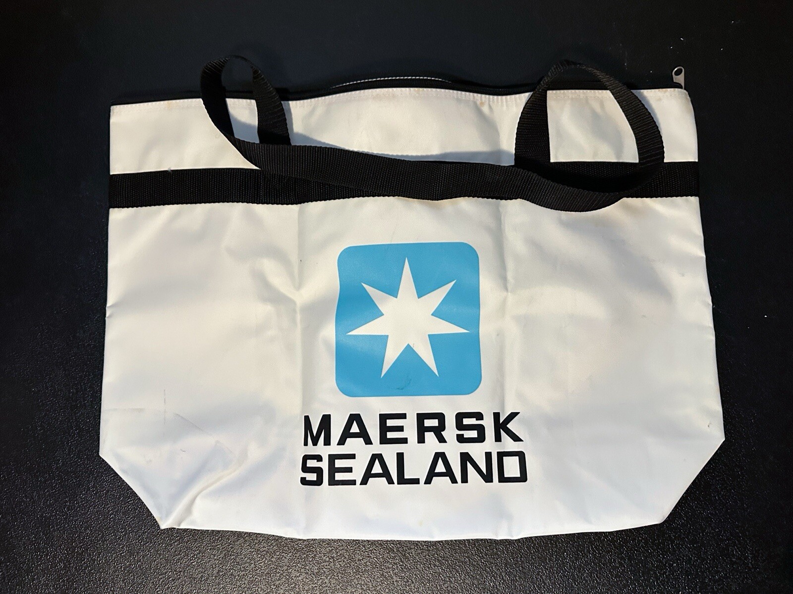 Vintage Maersk Sealand Employee Ship Shipping Container Advertisement Bag 1990’s