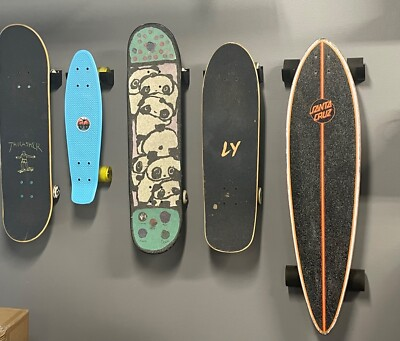 #ad Skateboard Wall Mount Deck Hanger Display Rack Storage Holder $6.99