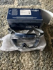 Honeywell S3400HS Uvex Flex Seal Goggle Clear Lens Navy Frame Indirect Vent *New