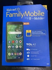 Walmart Family Mobile TCL A2, 32GB Prime Black - ( T Mobile) Prepaid Smartphone