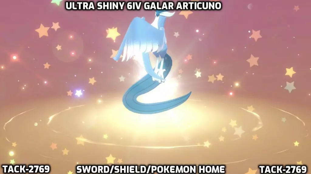 Pokemon Sword and Shield // Ultra Shiny ARTICUNO 6IV Event 