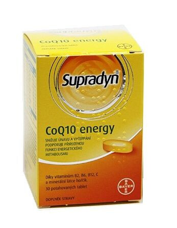 Supradyn CoQ10 Energy tablets vitamins B C Magnesium minerals food supplement - Picture 2 of 3