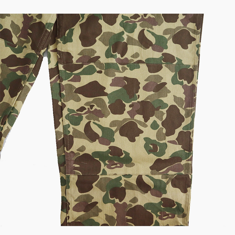 US Two-sided Pacific Camo Pants Duck Hunting Retro WW2 US Army HBT