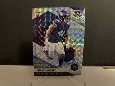 2021 NFL Panini Mosaic Football Chazz Surratt #368 Mosaic Prizm Rookie Card