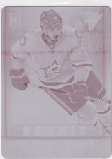 2013-14 Panini Titanium Hockey Valeri Nichushkin Magenta Printing Plate 1/1