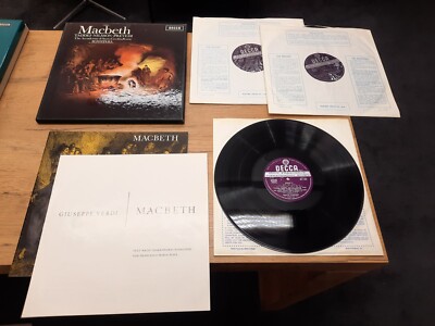 NM Verdi Birgit Nilsson, Giuseppe Taddei, Thomas Schippers Macbeth Decca SET