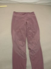 ATHLETA Size M Womens Mauve High Rise Stretch Pull On Athletic Crop Leggings 817