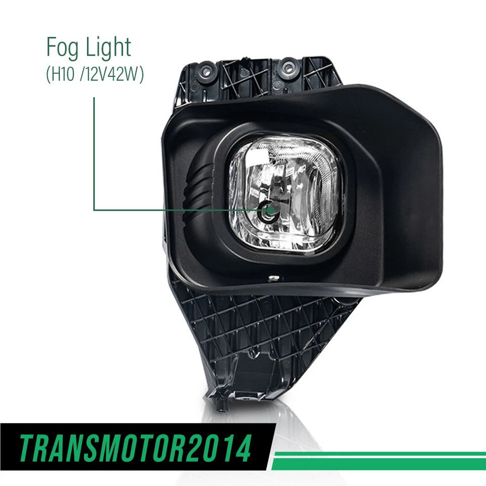 Подходит для 2011-2016 Ford F250 - F550 сверхпрочный противотуманный фонарь + проводка + ободок - Изображение 3 из 4