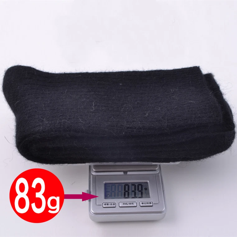 6 Pairs 100%Merino Wool for Men Winter Warm Thick Soft Dress Hiking Crew Socks - Image 3 of 4