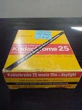 Kodachrome 25 Color Movie Film 8mm Roll Camera KM 459 sealed open box exp 5/1977