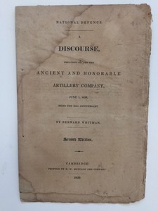 RARE-1829-Whitman-Bernard-National-Defense-Artillery-Company