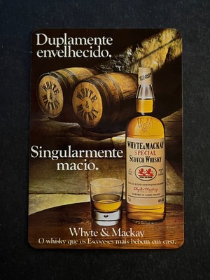 vtg pocket calendar 1988 advertising scotch whisky whyte mackay special #1919